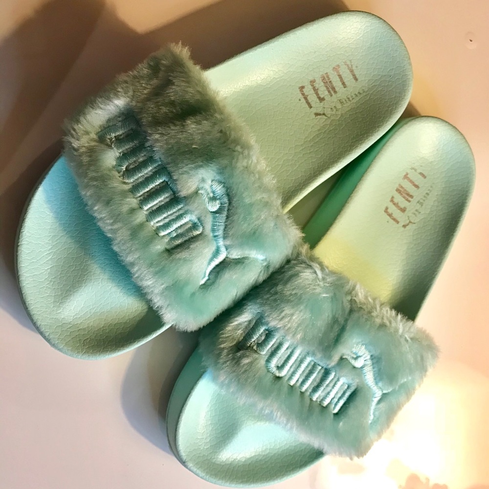 Fenty Puma Fur Slides